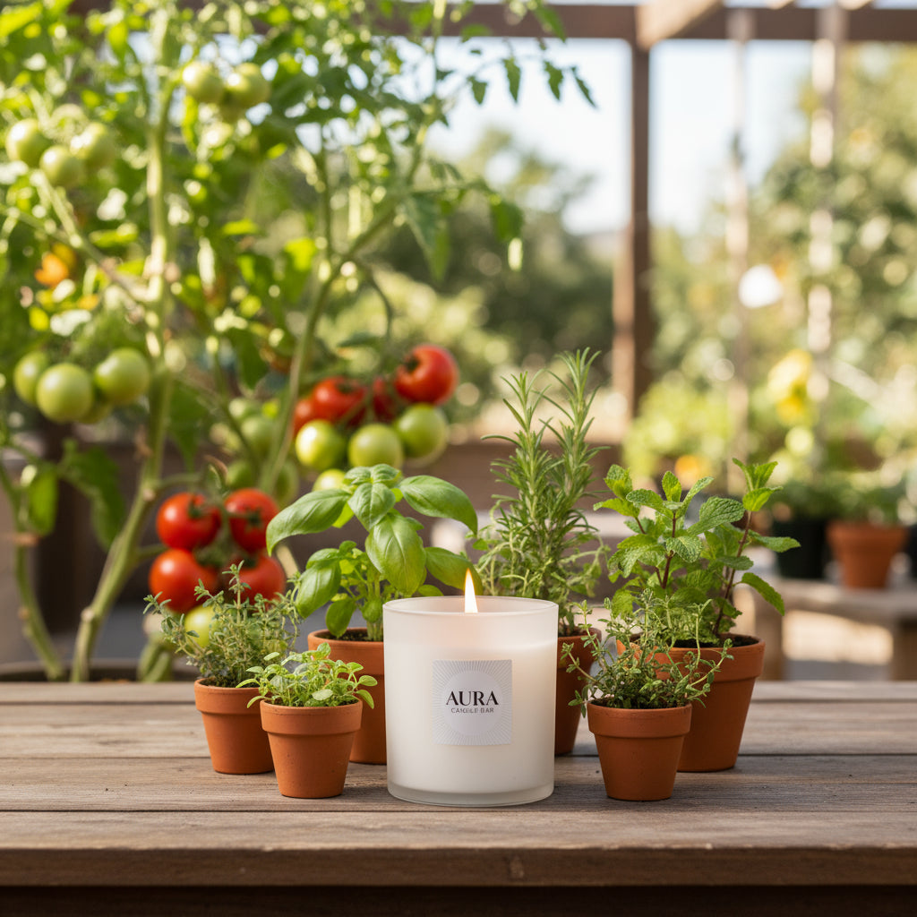 Tomato Leaf Candle