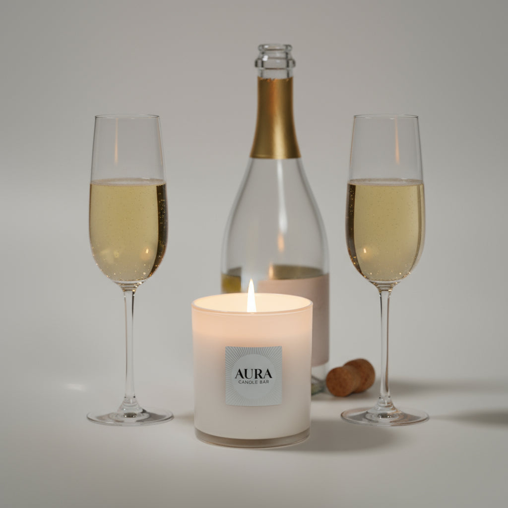 Champagne Candle