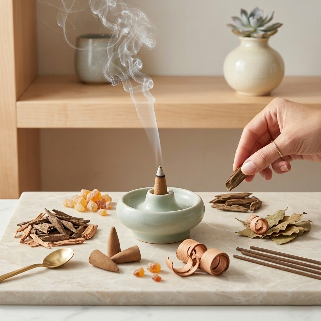 Incense and smoked fragrances 2026 - agarwood, oud, dragon's blood and tobacco at AURA Candle Bar Chicago.