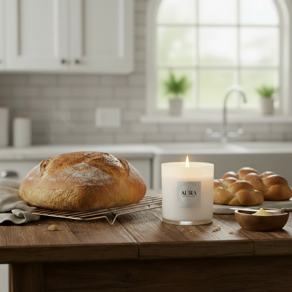Baked Bread Candle