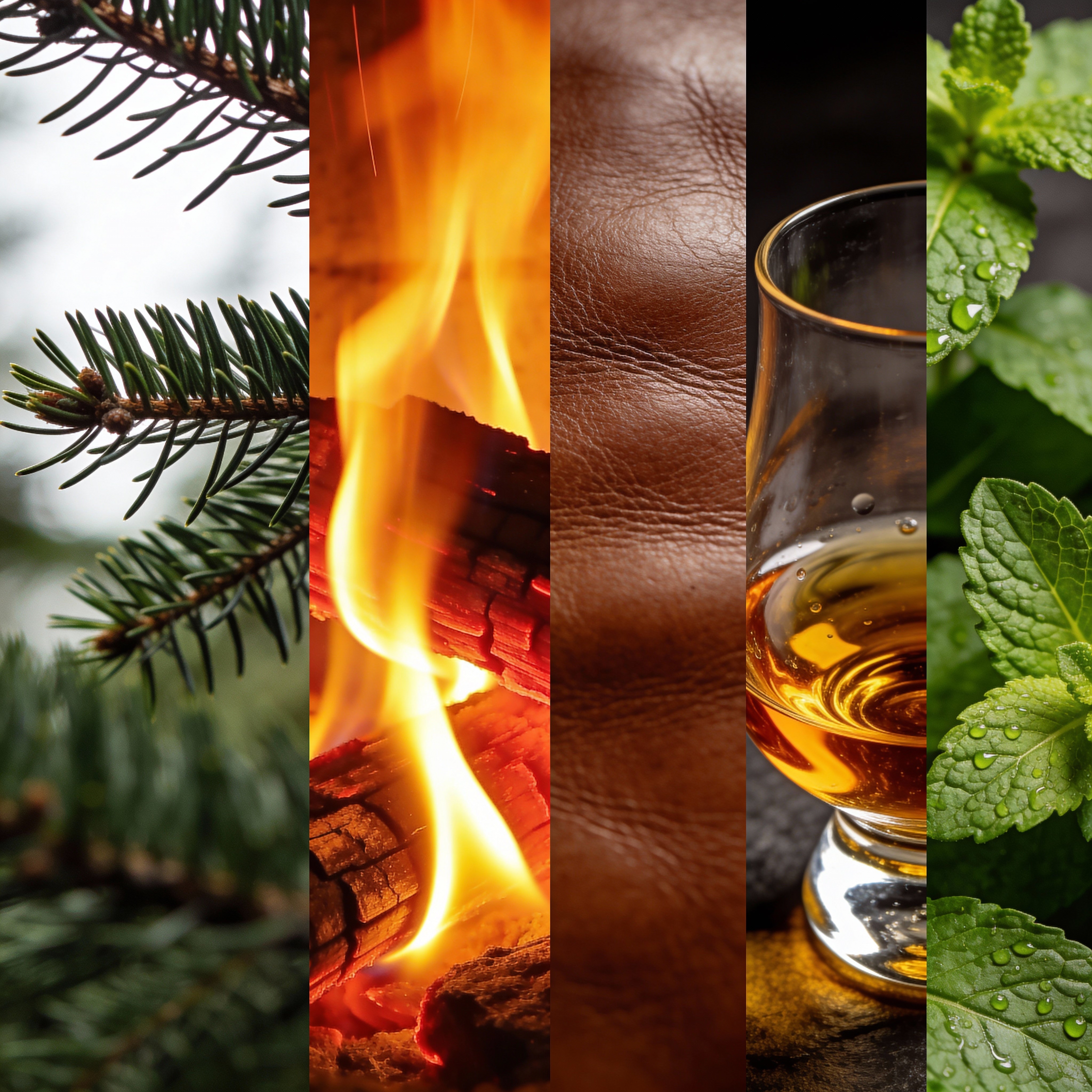 AURA Candle Bar and Trout Unlimited Collaboration of Candles For  A Cause notes of Ember& Ash,Bourbon, Mint Leaf, Balsam Fir